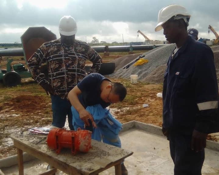 Al-Figir machinery on site