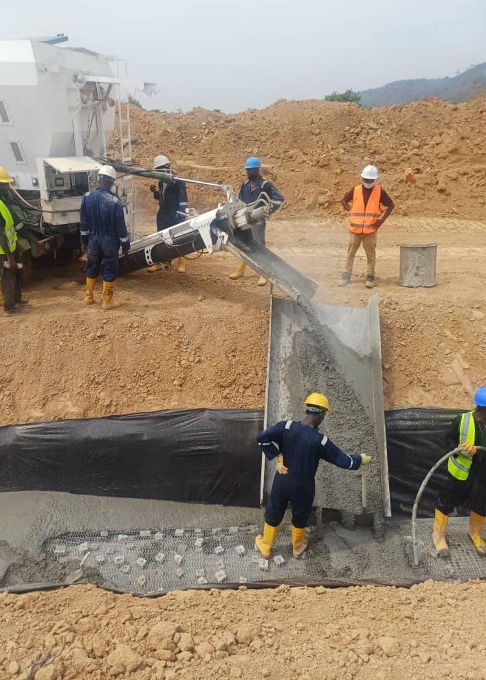 Al-Figir technical team in safety gear