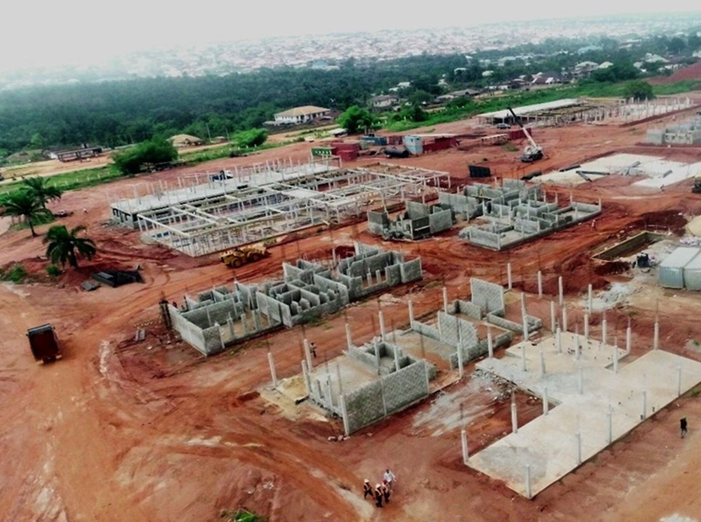 Construction of vocational traning center at Abgor technical college. view 1