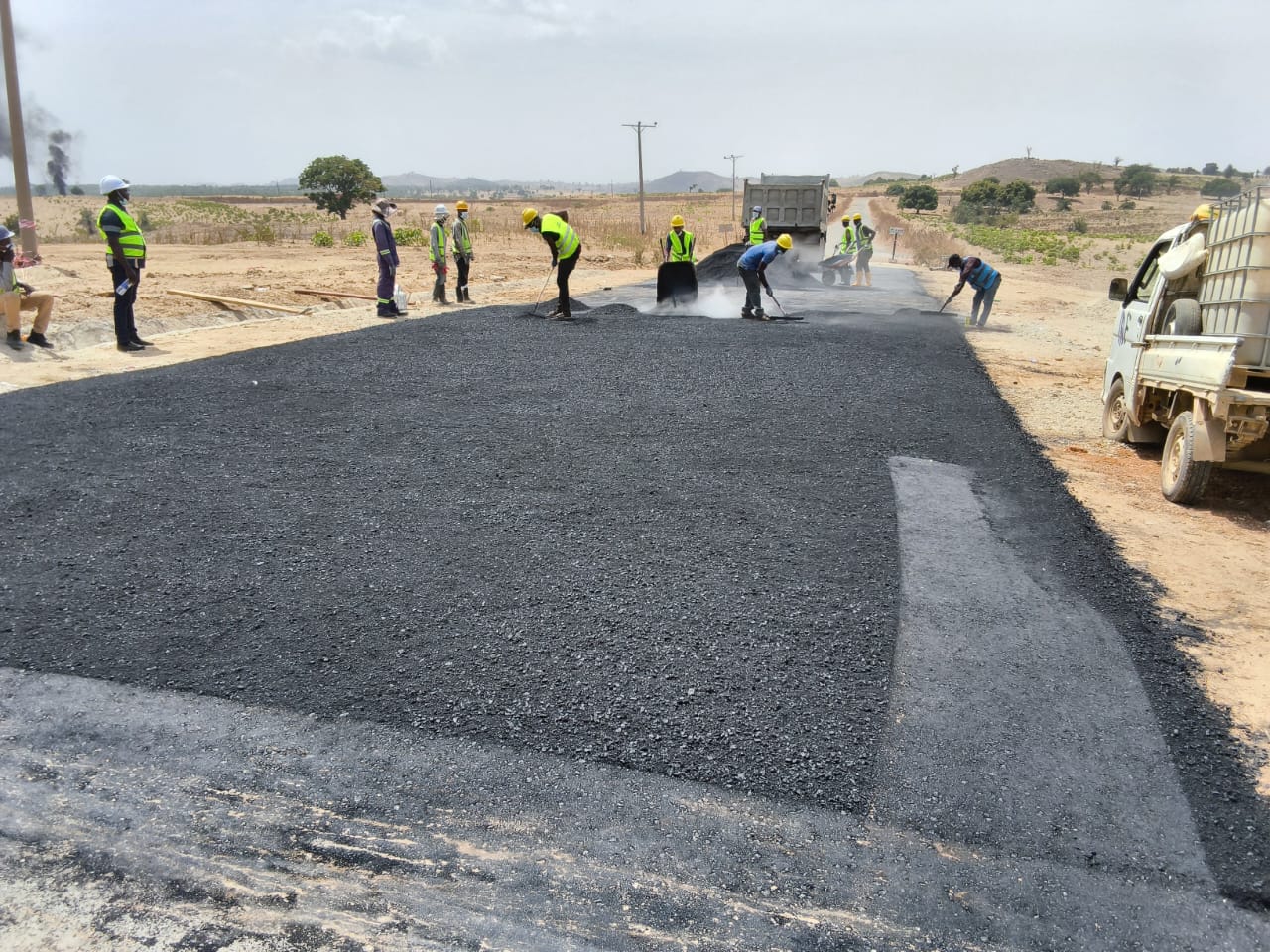 Road reinstatement Niger state Sicilsaldo AKK project view 1